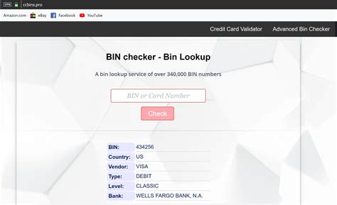 nfc credit card bins|credit card bin number checker.